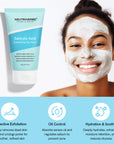 Salicylic Acid Exfoliating Clay Mask: Effective exfoliation, purify pores for clearer, smoother skin