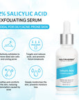 2% Salicylic Acid Exfoliating Serum is ideal for oily and acne-prone skin