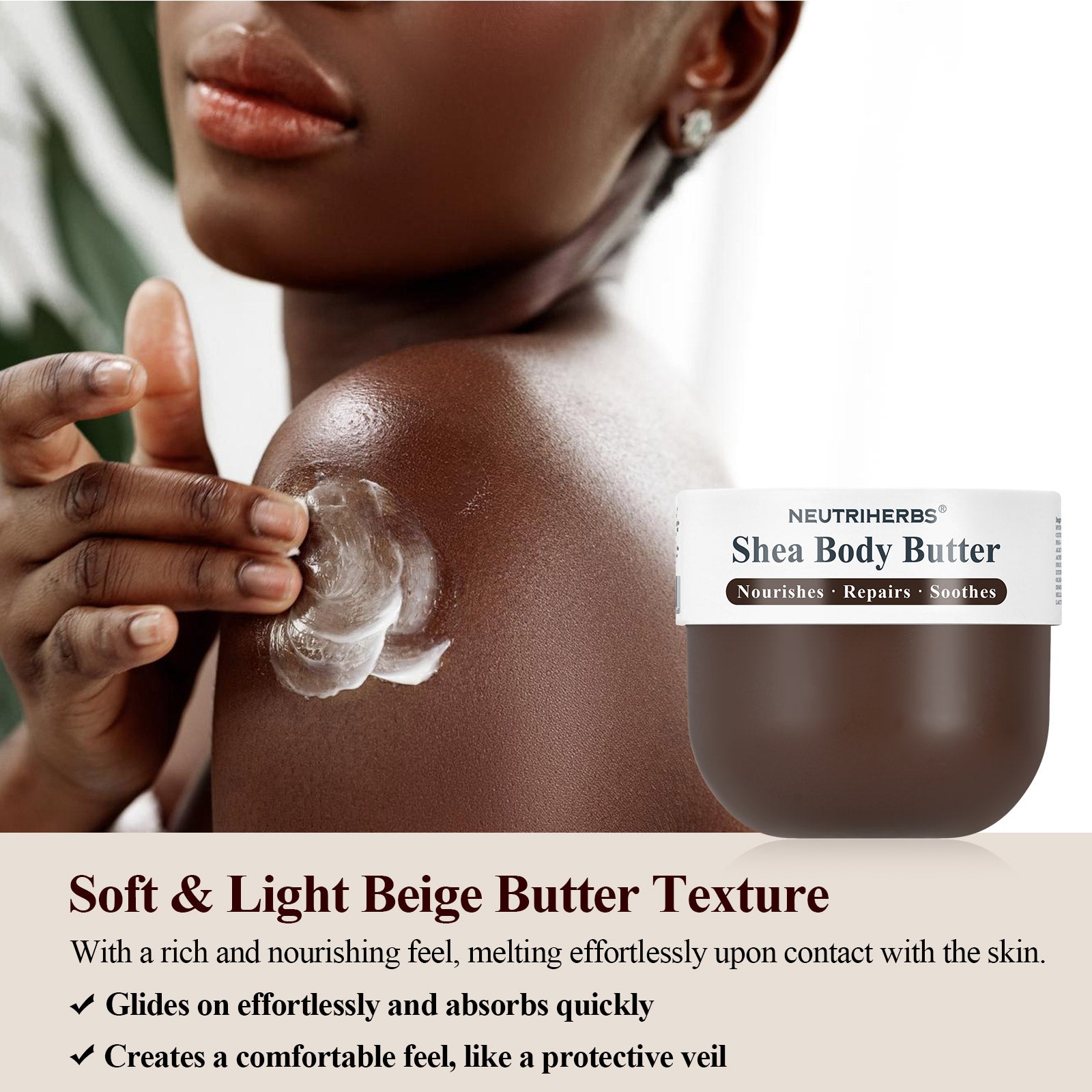 Shea Body Butter For Deep Hydration &amp; Skin Repair