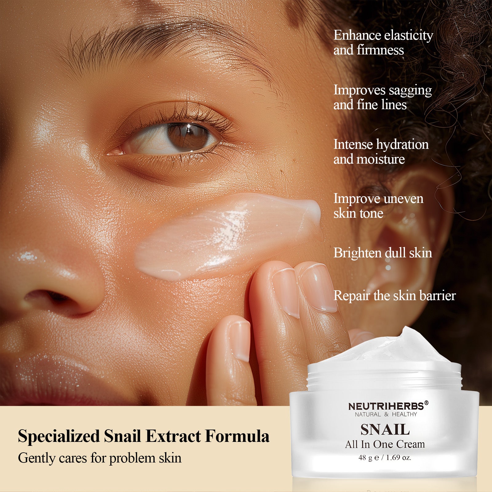 The Best All In One Snail Mucin Cream For Anti-Aging And Skin Repair