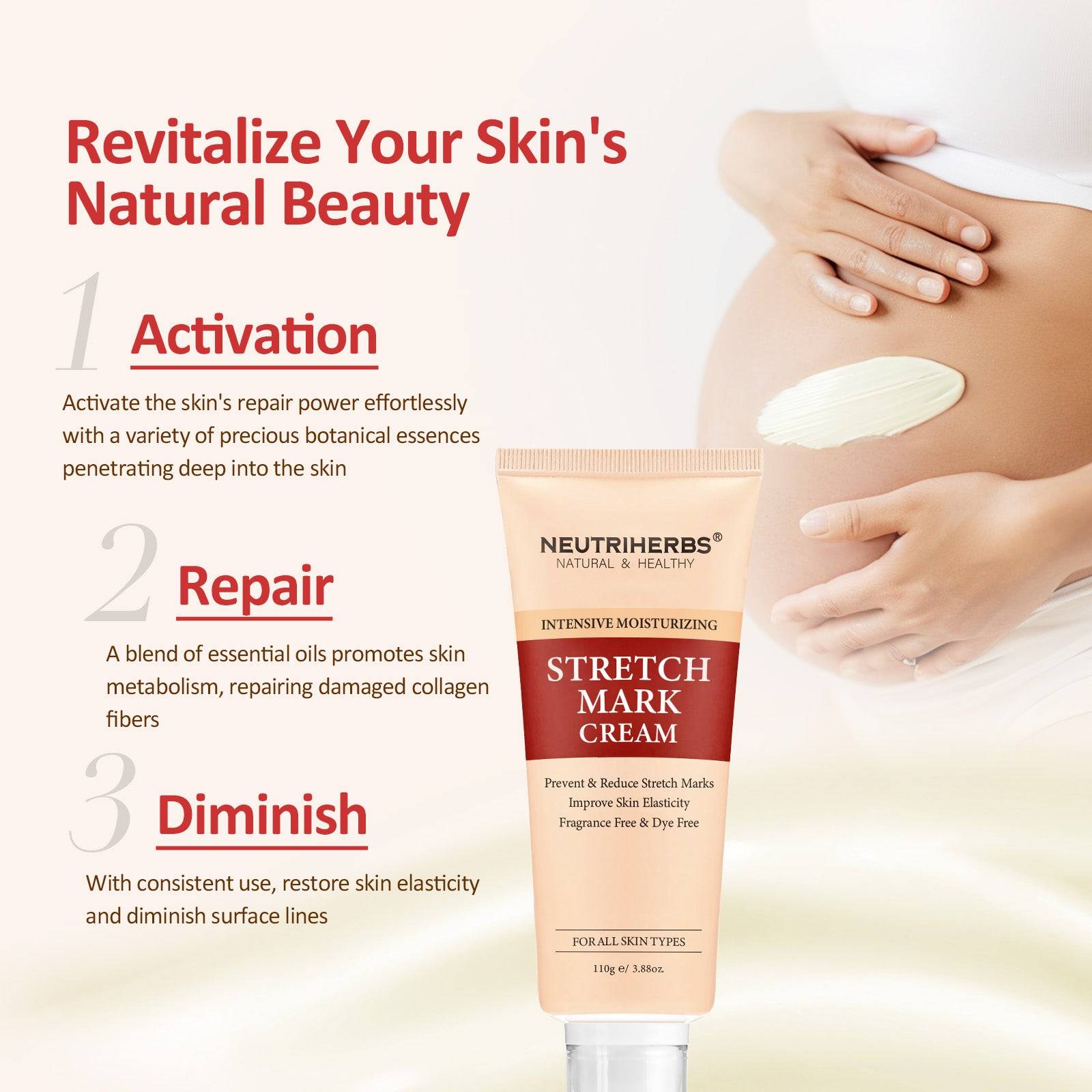 Body Stretch Mark Cream For A Smoother and Resilient Skin