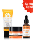 Summer Glow Trio | SPF Sunscreen + Vitamin C Glow Set