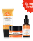 Summer Glow Trio | SPF Sunscreen + Vitamin C Glow Set