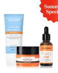 Summer Glow Trio | SPF Sunscreen + Vitamin C Glow Set