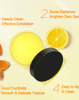Vitamin C Turmeric Exfoliating Glow Facial Scrub For Skin Lightening