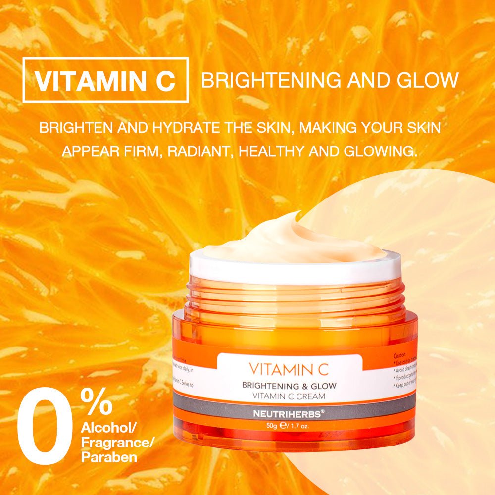 vitamin c cream makes your skin brightening and glow