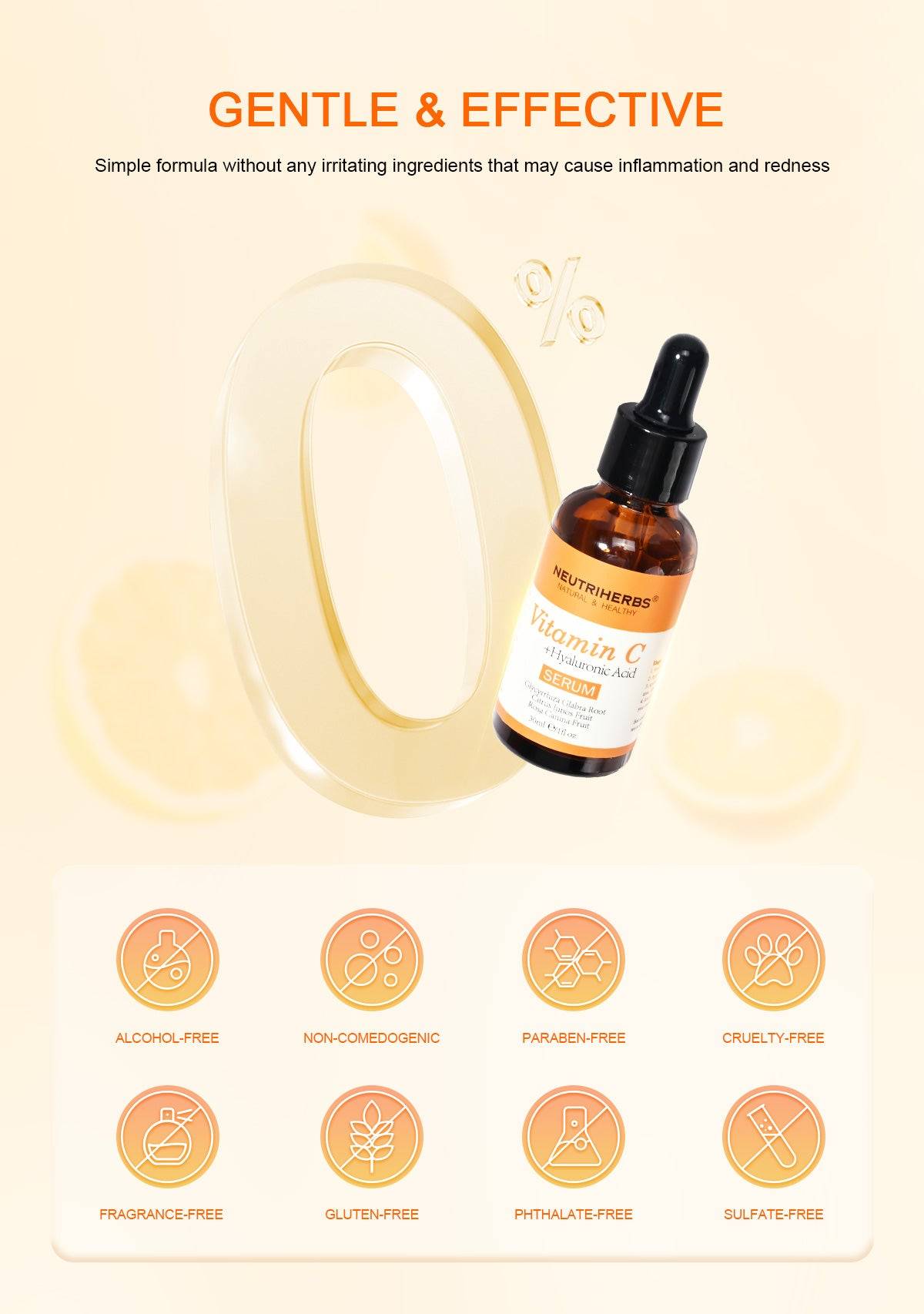 Neutriherbs® Vitamin C Serum + 0.30 mm Derma Roller