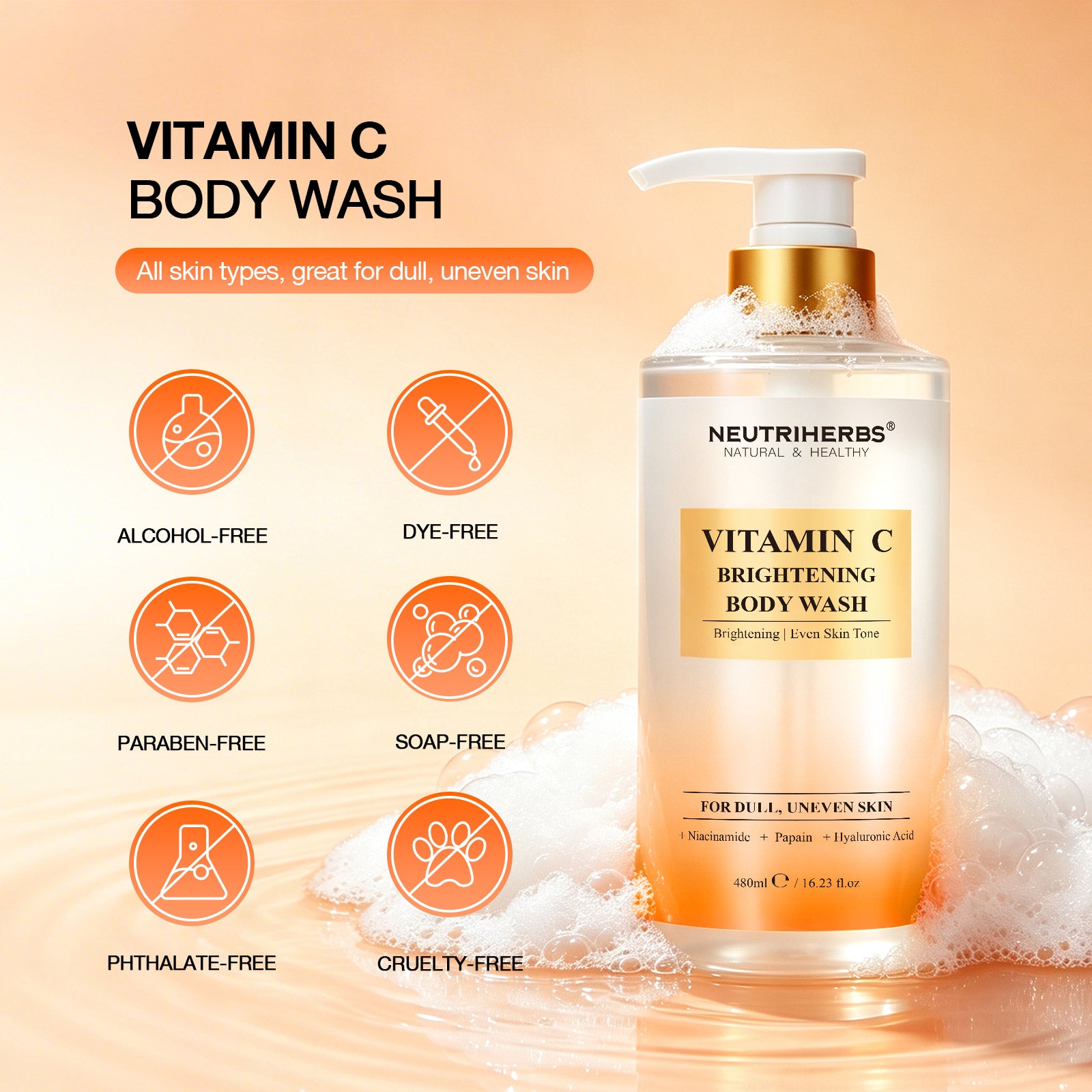 Neutriherbs VC Body Wash &amp; VC Body lotion set