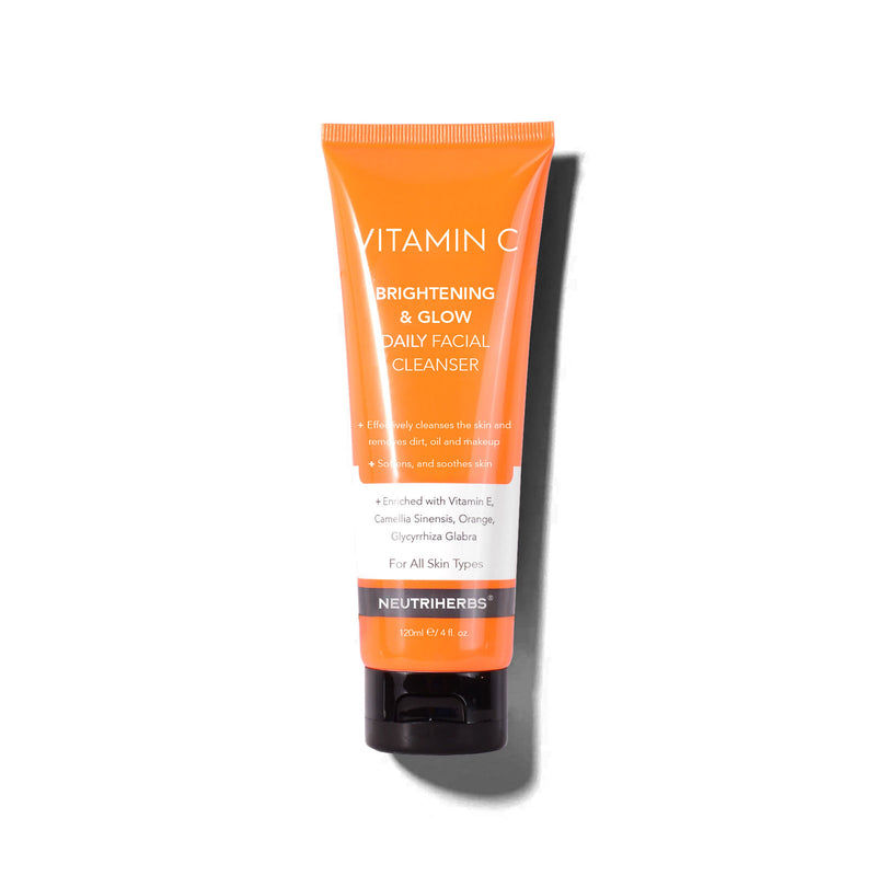 Neutriherbs Vitamin C Face Cleanser for the first step of a distributor morning skincare bundle