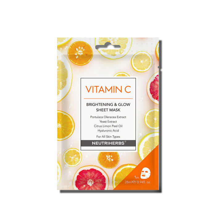 Neutriherbs Vitamin C Facial Mask official product packaging