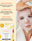 Glowing Vitamin C Facial Mask For Nourishing Skin And Reducing Redness