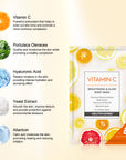 Glowing Vitamin C Facial Mask For Nourishing Skin And Reducing Redness