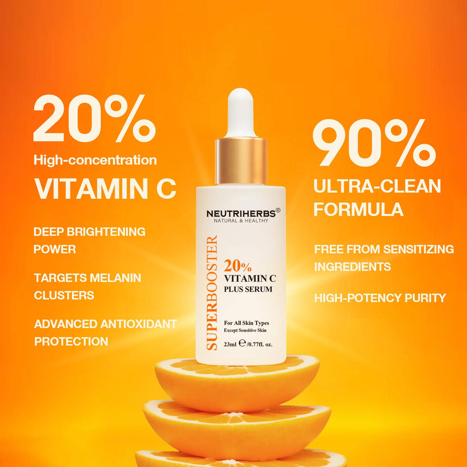 [COMING SOON]Super Booster Vitamin C Plus Brightening Serum (20% VC)