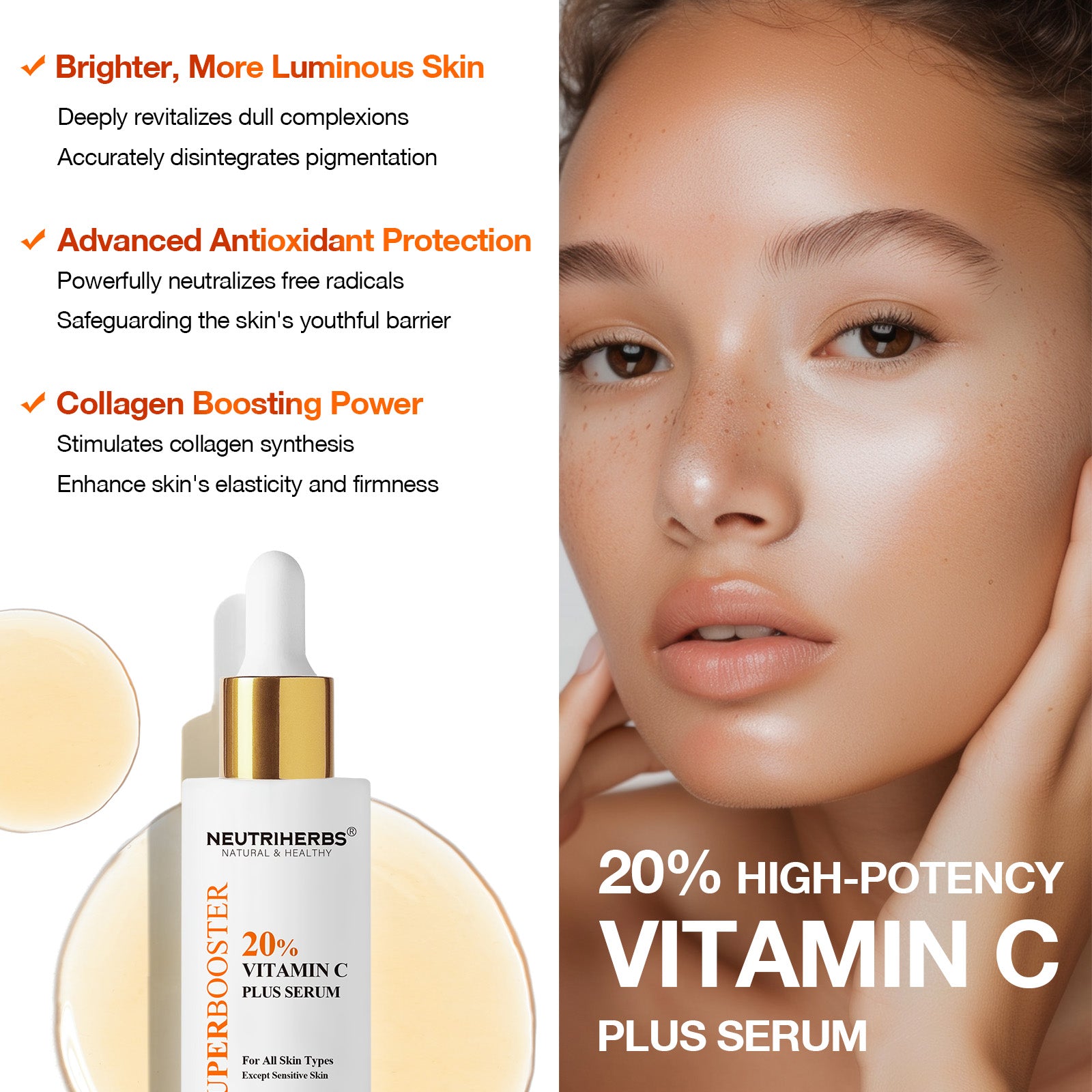 [COMING SOON]Super Booster Vitamin C Plus Brightening Serum (20% VC)