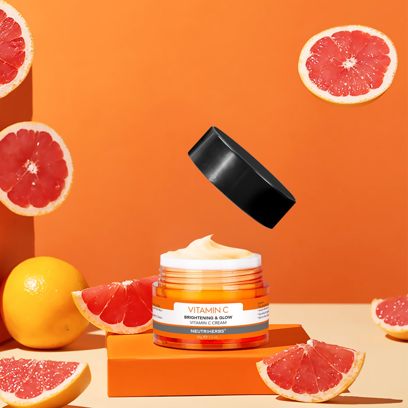 Crème visage à la vitamine C pour une peau éclatante