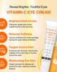 Crème contour des yeux éclaircissante et raffermissante à la vitamine C