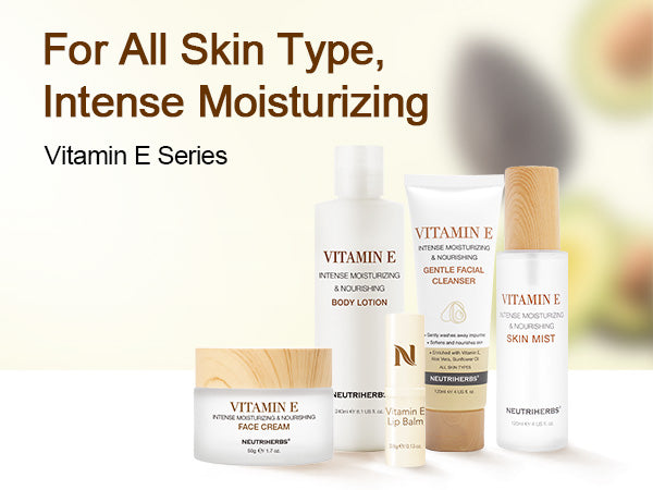 Vitamin E Moisturizing Set For Dry Skin