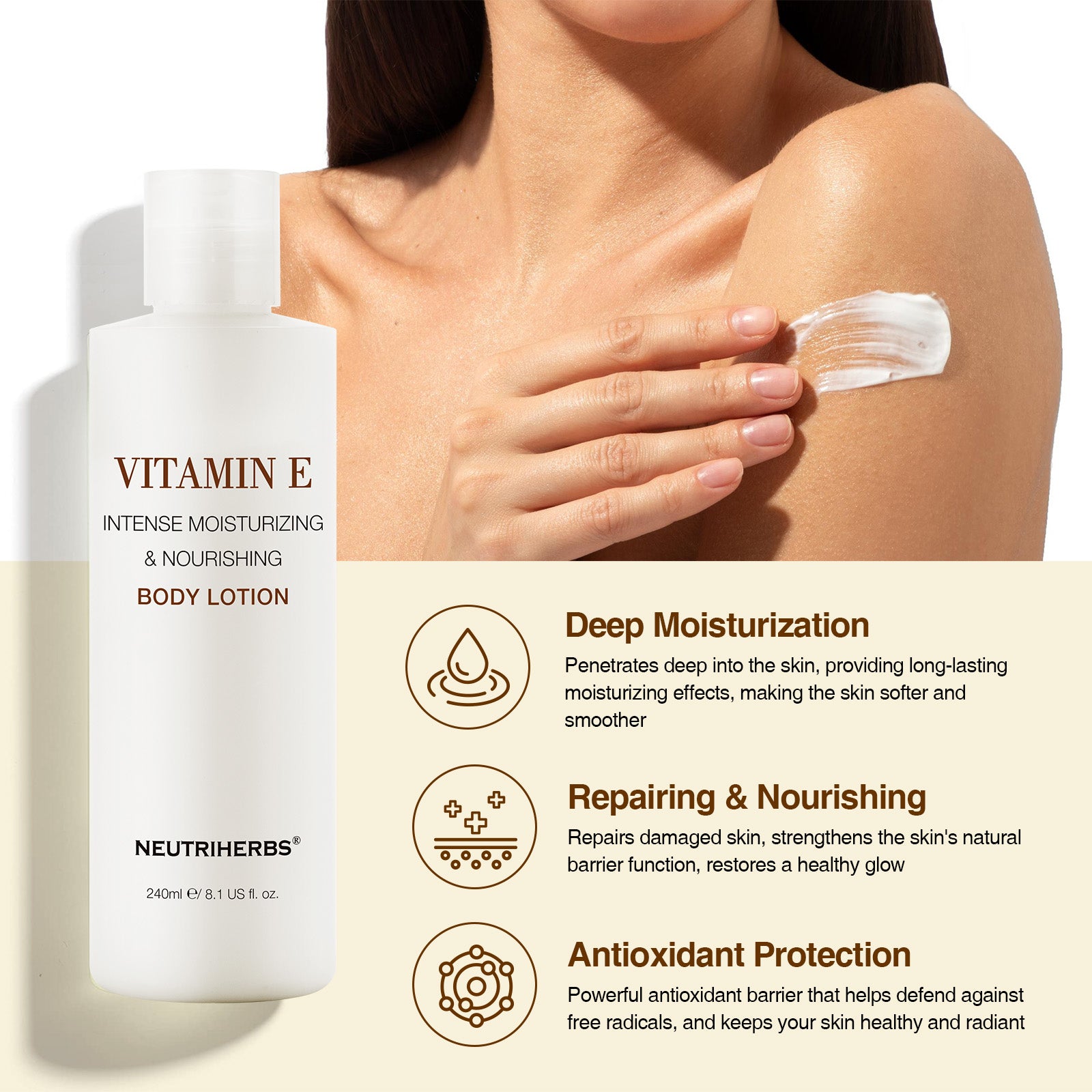 Vitamin E Body Lotion For Deeply Hydrating And Nourishing Skin