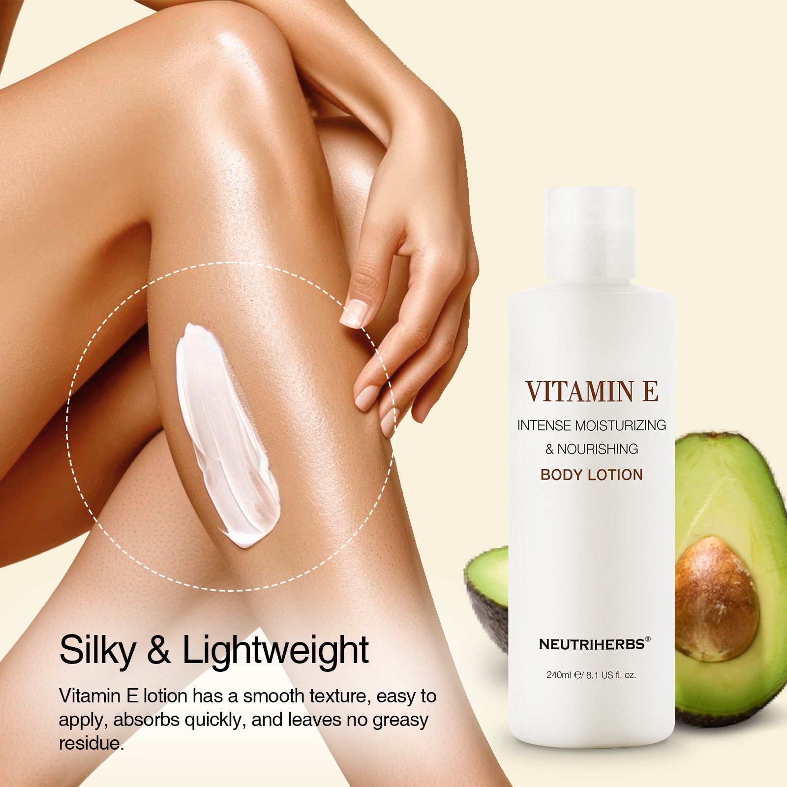 Vitamin E Body Lotion For Deeply Hydrating And Nourishing Skin