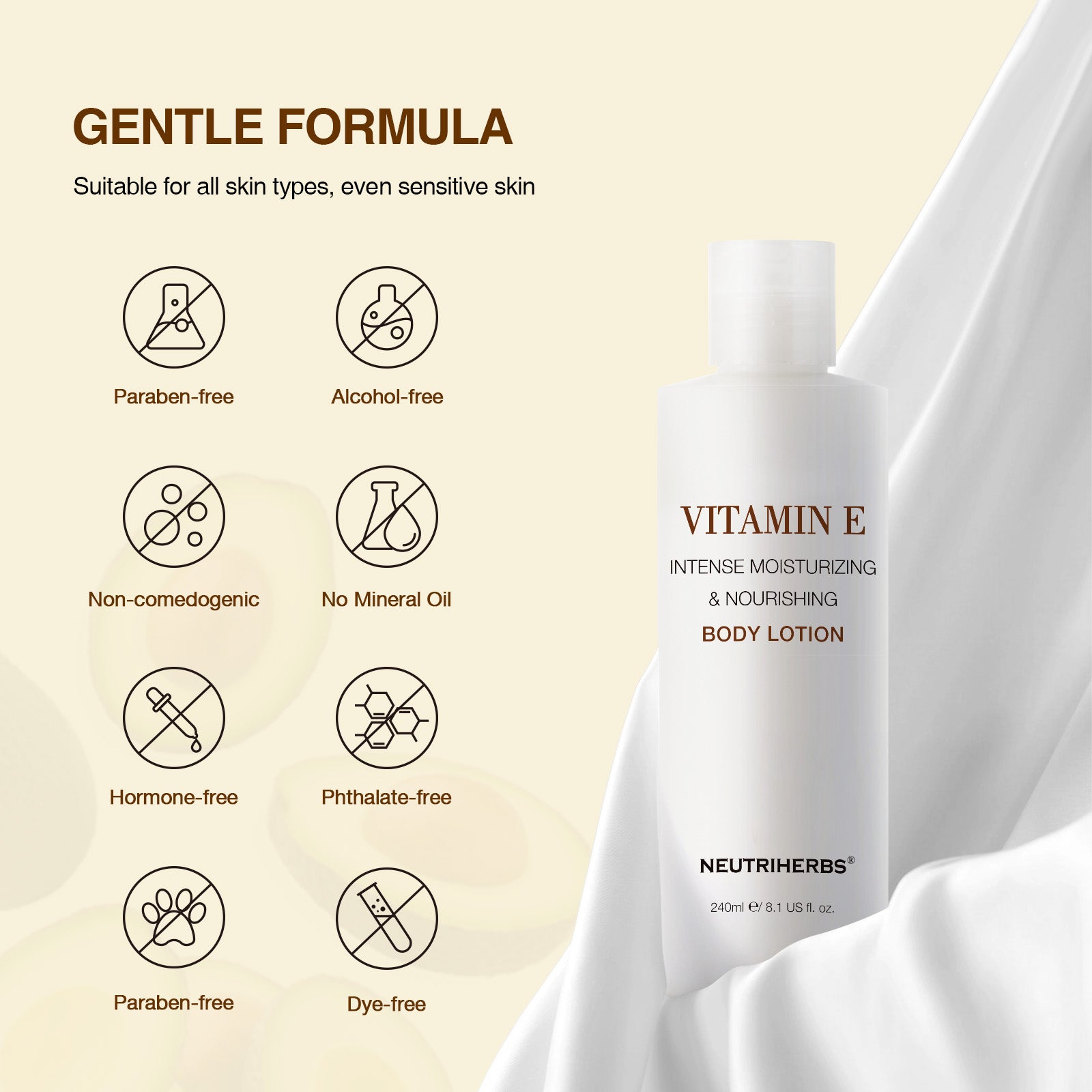 Vitamin E Body Lotion For Deeply Hydrating And Nourishing Skin