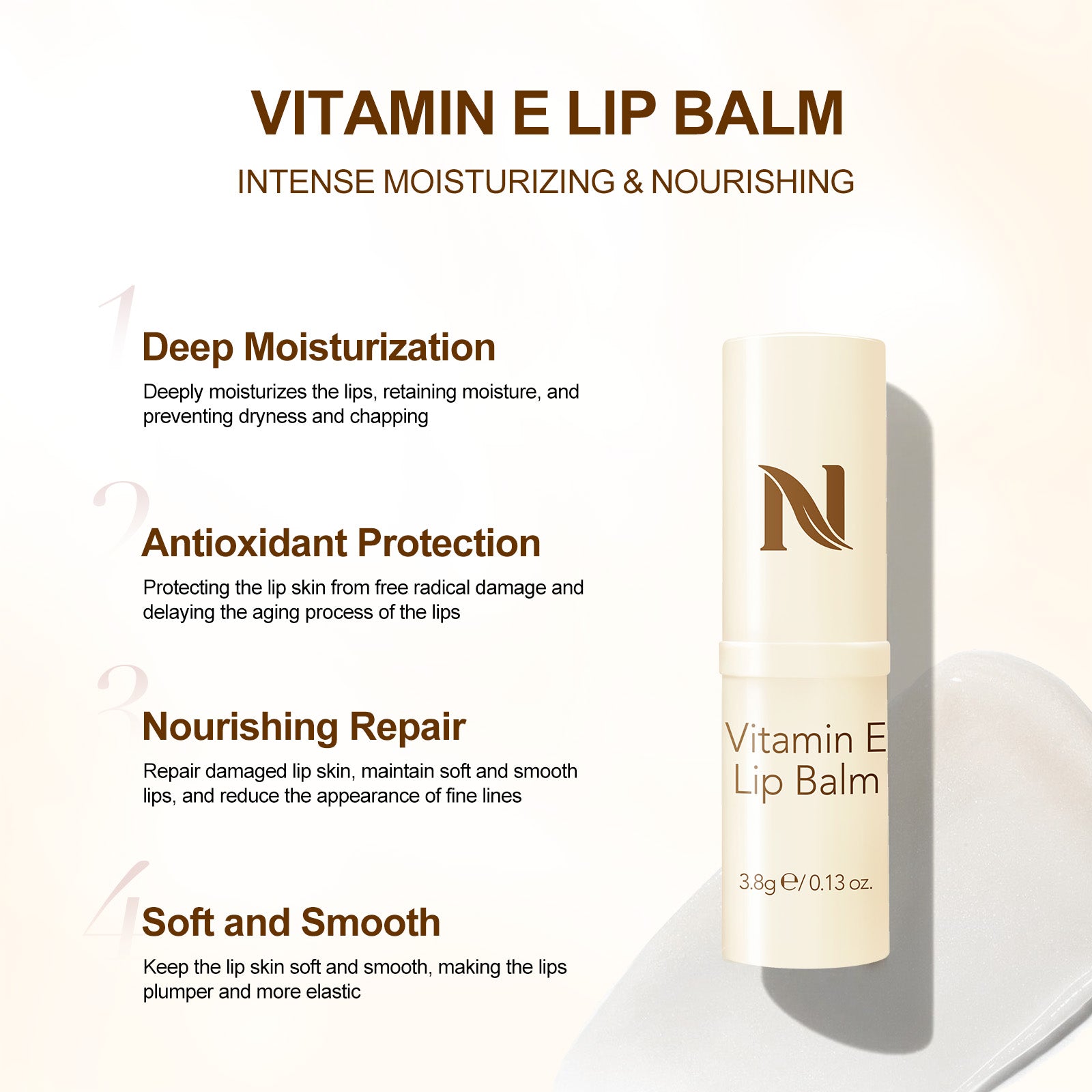 Vitamin E Lip Balm For Soothing Dry Lips