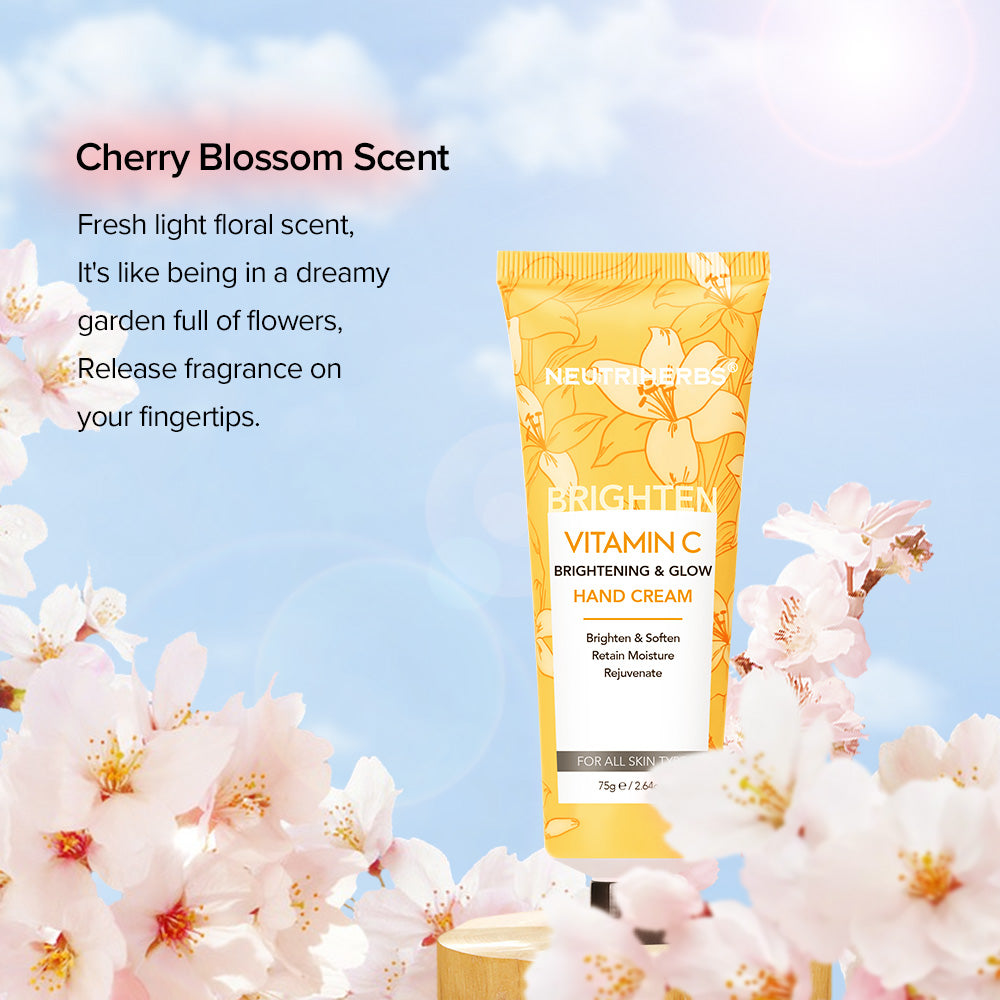 Vitamin C Hand Cream With Cherry Blossom Scent