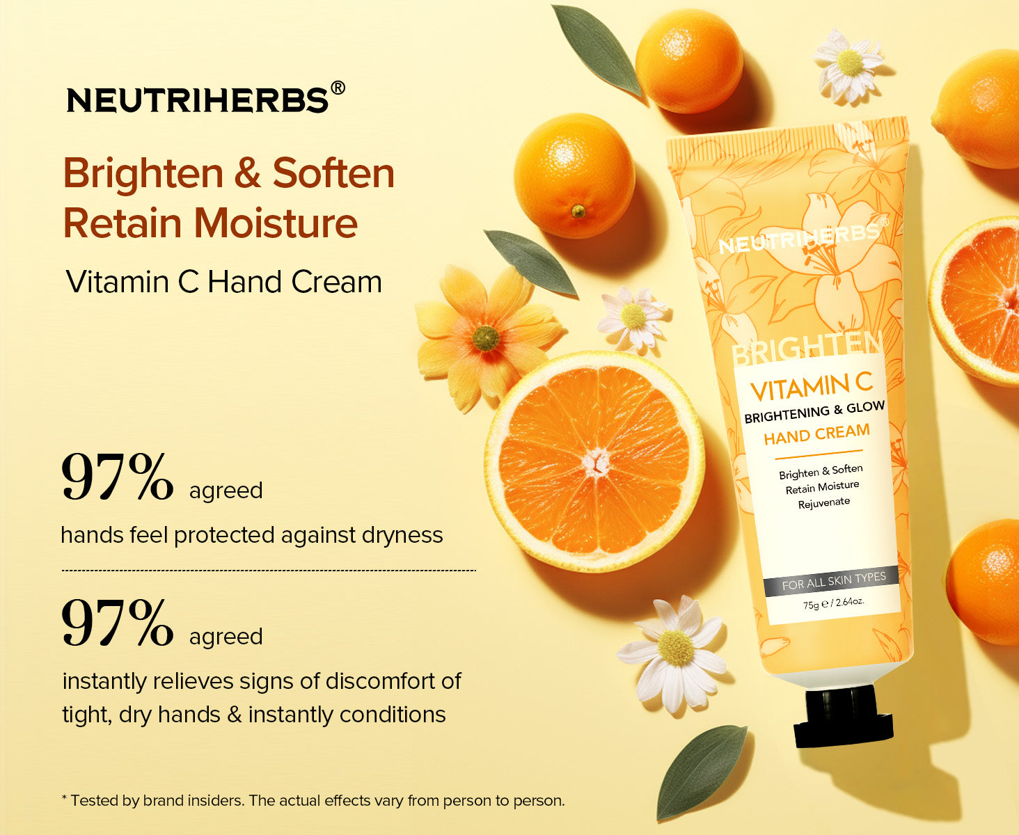 Vitamin C Hand Cream With Cherry Blossom Scent