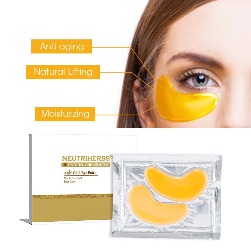 24 Karat Gold Collagen Eye Patch For Anti-Wrinkles | 5 Pairs