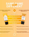 vitamin c sunscreen lotion different