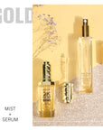 24K Gold Anti-aging Skincare Set contain mist and serum