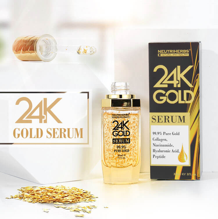 24 Karat Gold Serum For Dryness & Dullness & Uneven Texture