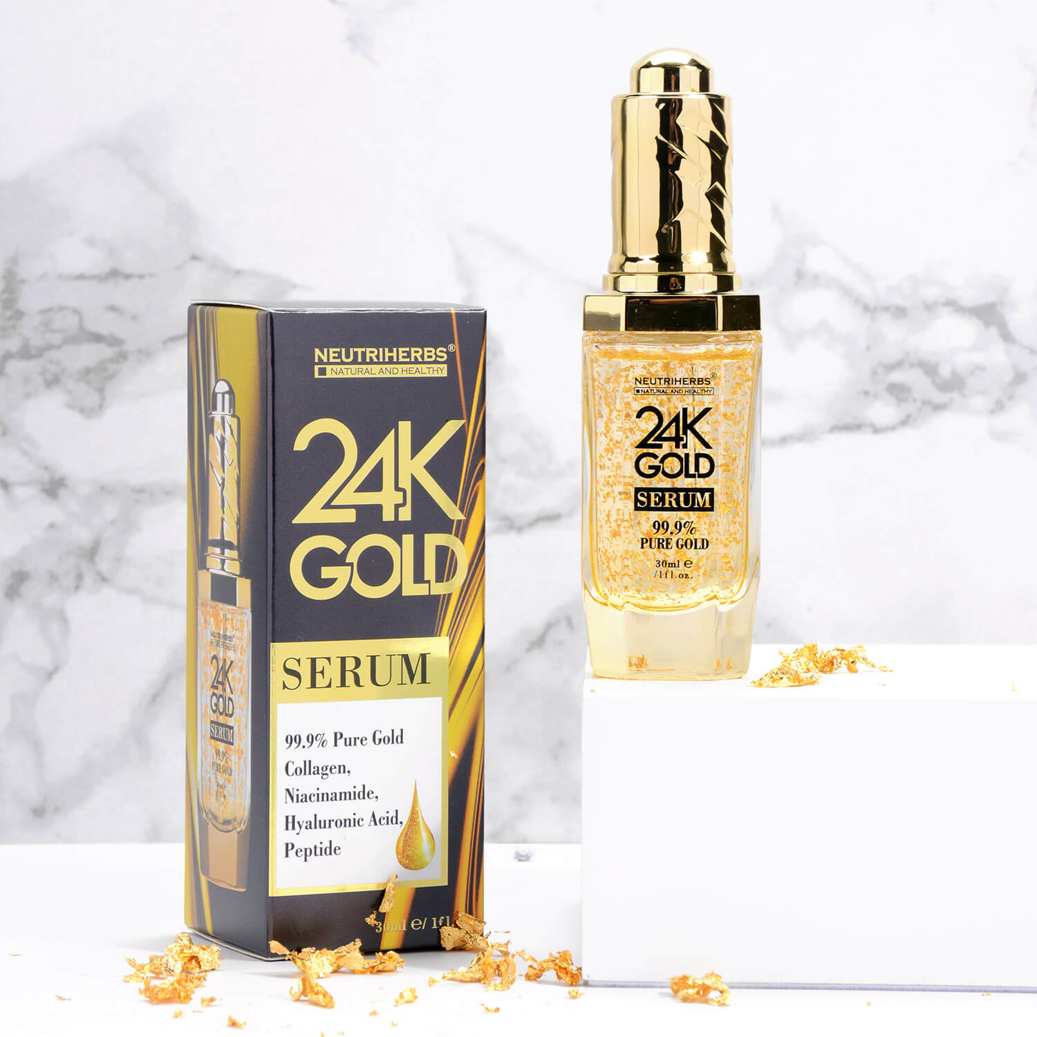 24K Gold Revitalizing Serum Provides Long-lasting Firming Effects For Dull Skin