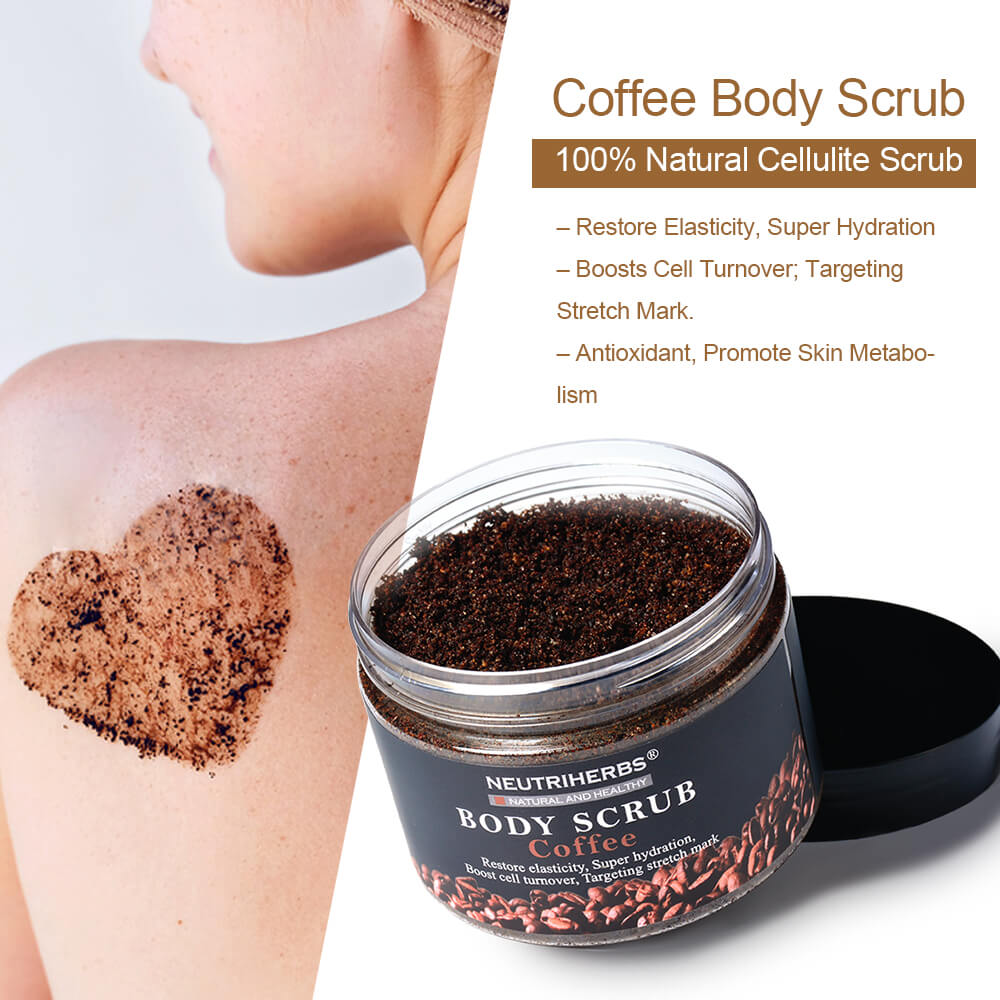 neutriherbs coffee body scrub-cellulite scrub-arabica coffee scrub-coffee face scrub-coffee scrub for cellulite