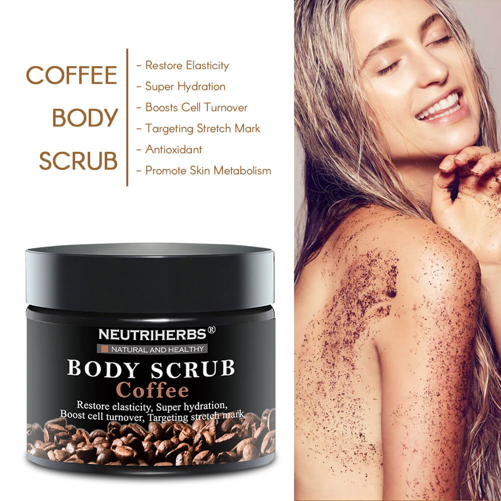 neutriherbs coffee body scrub-cellulite scrub-arabica coffee scrub-coffee face scrub-coffee scrub for cellulite