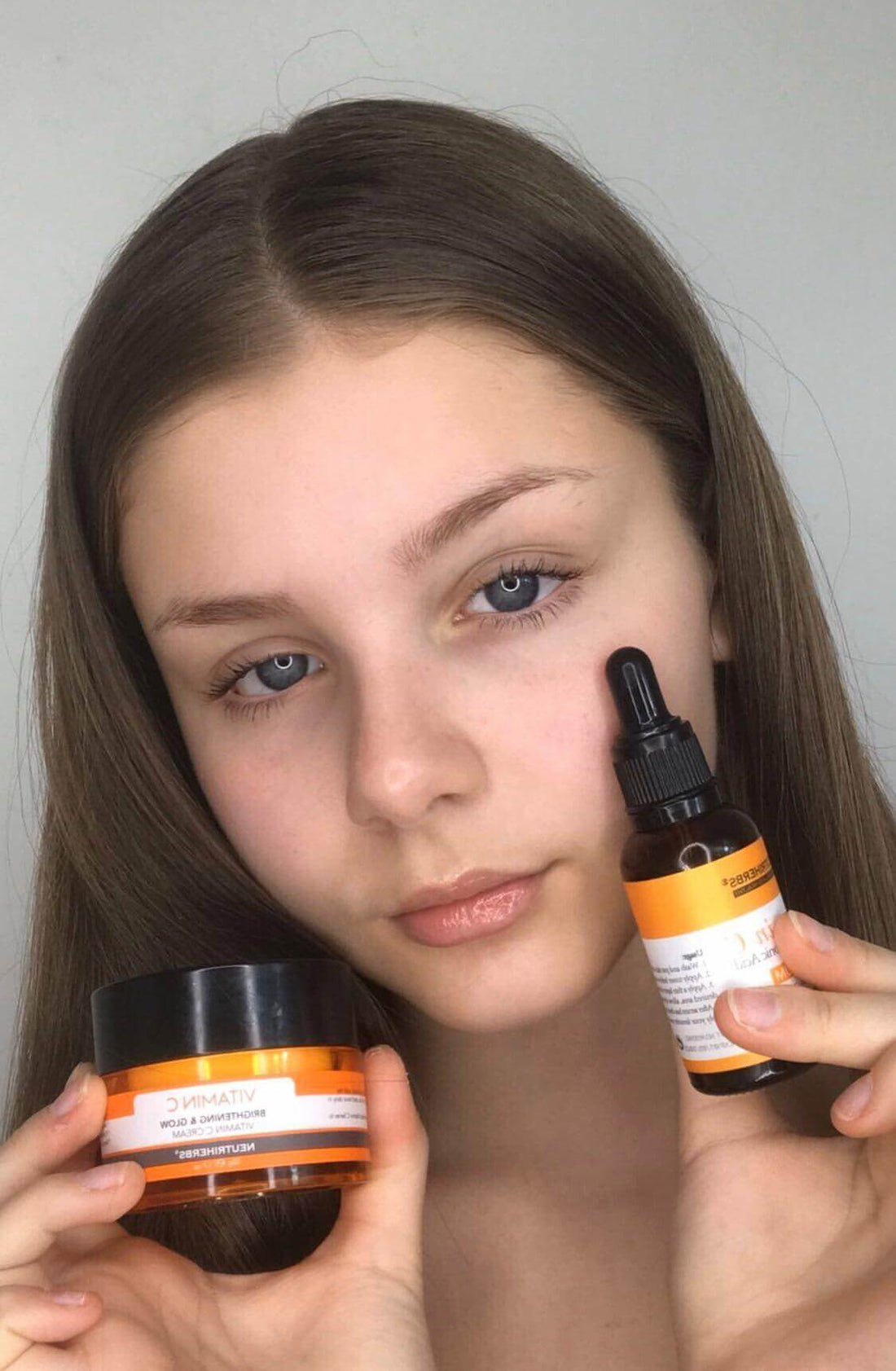 Neutriherbs Vitamin C Duo & Derma Roller to Even Skin Color