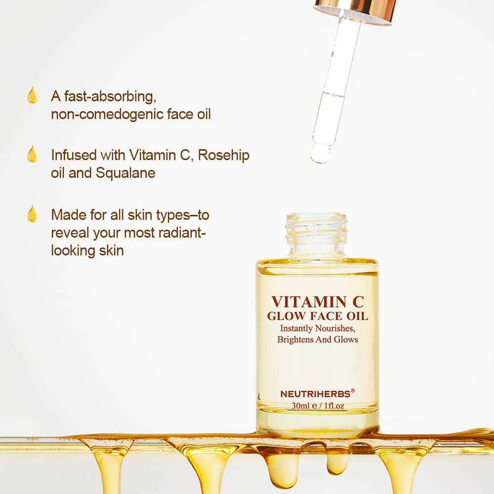 vitamin c faca oil is a fast-absorbing, non-comedogenic face oil
