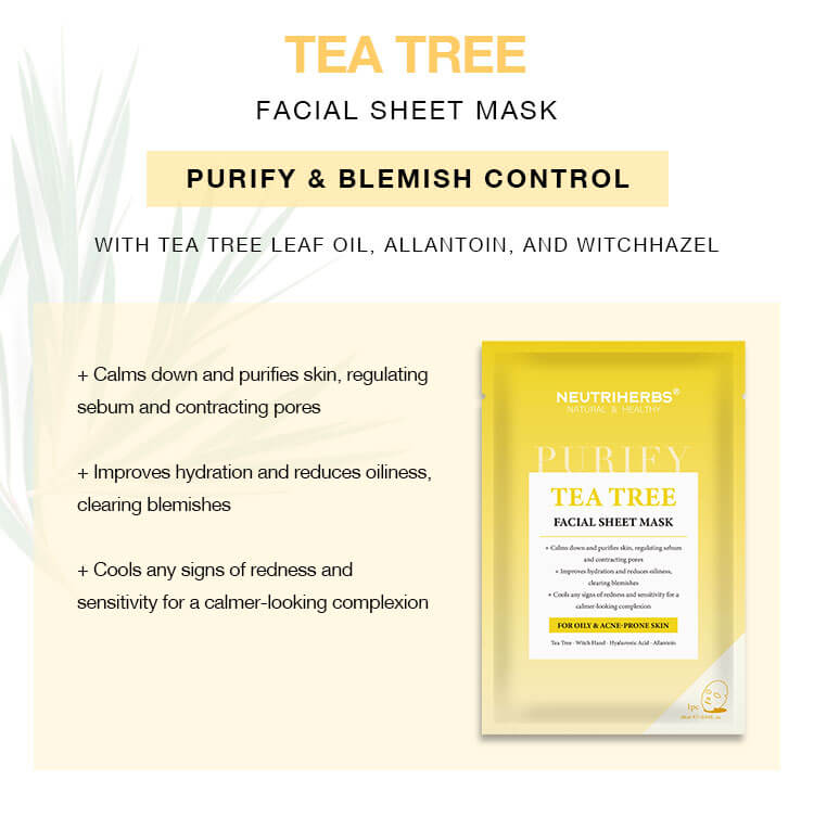 skin care tea tree facial masks for oily skin