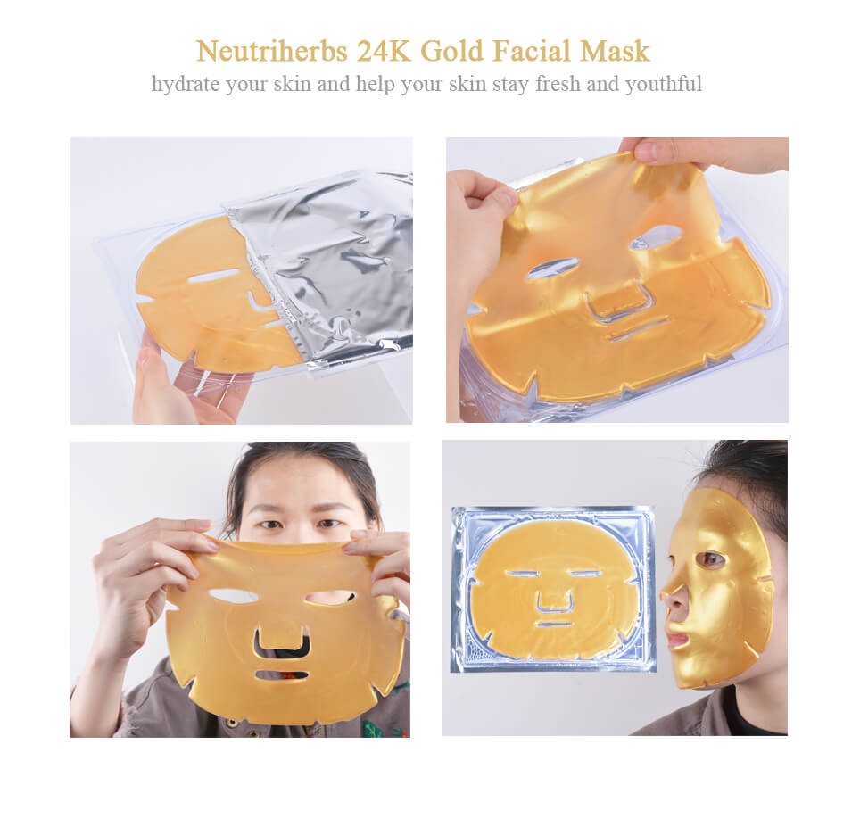 neutriherbs 24 carat gold mask-24 gold mask-24 karat gold facial-24k gold facial