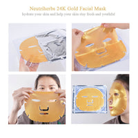 neutriherbs 24 carat gold mask-24 gold mask-24 karat gold facial-24k gold facial