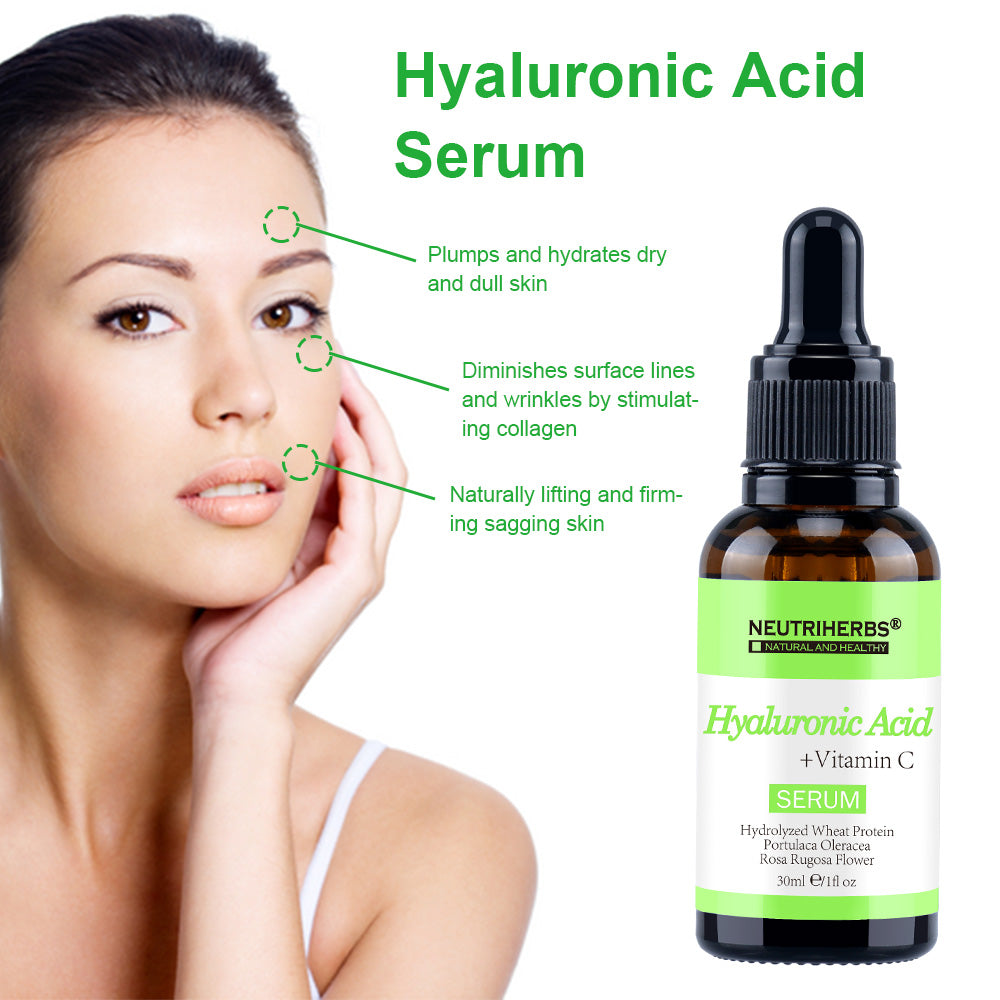 Sérum à l&#39;acide hyaluronique Neutriherbs + sérum au rétinol pour peau sensible