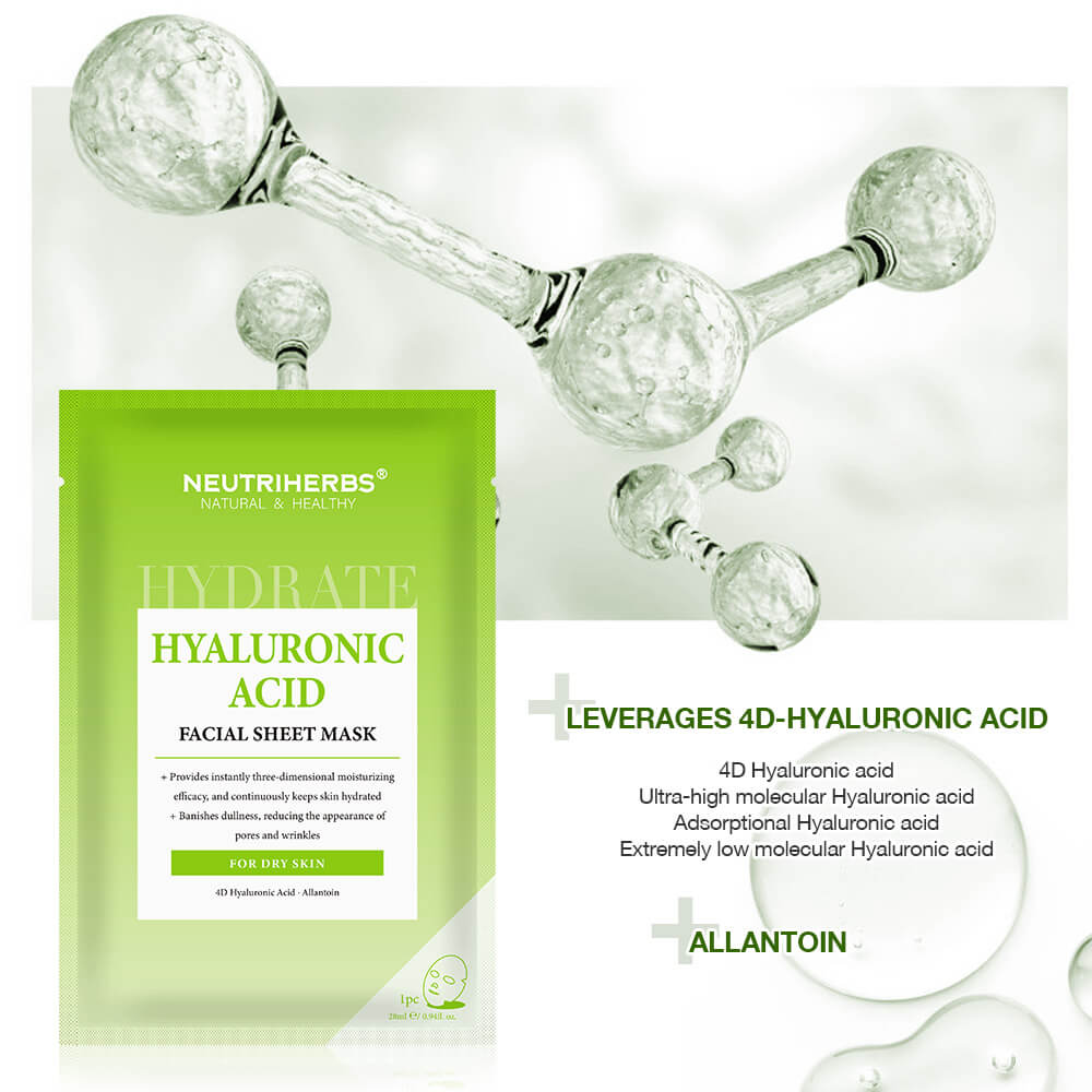 hyalurionic acid hydrating paper face mask