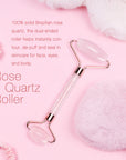 Neutriherbs Rose Quartz Face Roller – Pink Jade Roller – Special Face Massager to Cherish the Skin – Crystal Face Roller for Relaxing Facial Massage