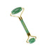 Neutriherbs Jade Roller - 100% Natural Jade Stone Roller & Gua Sha - Video Tutorial & Ebook Included - Real Jade Roller for Face