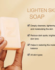 skin lightening soap deeply cleanses, tightening pores and moisturizing the skin