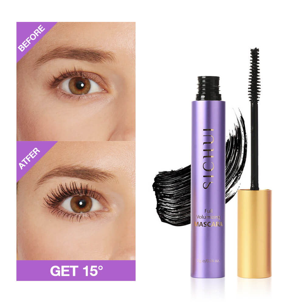 One eye shadow palette + one mascara for exquisite eye makeup!