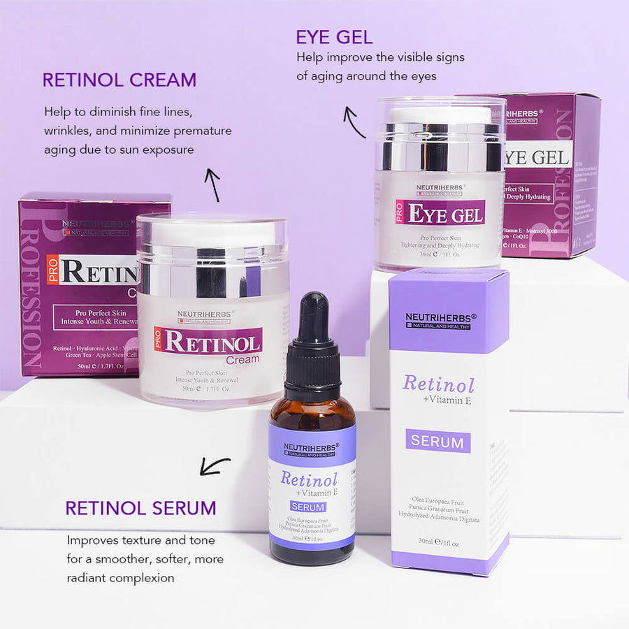 Neutriherbs retinol cream retinol serum set for anti-wrinkles anti-acne