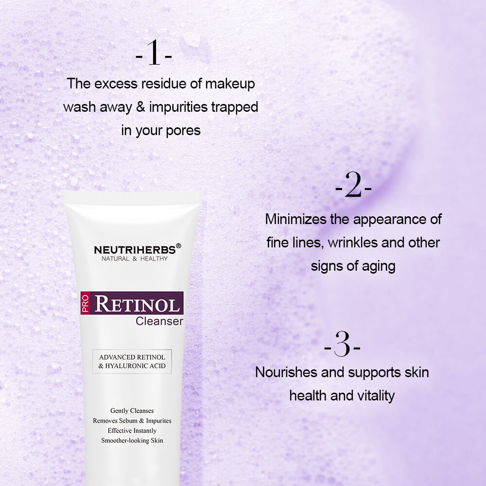 Pro Retinol Anti Aging Amino Acid Foam Cleanser For Anti Wrinkles