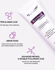 Pro Retinol Anti Aging Amino Acid Foam Cleanser For Anti Wrinkles