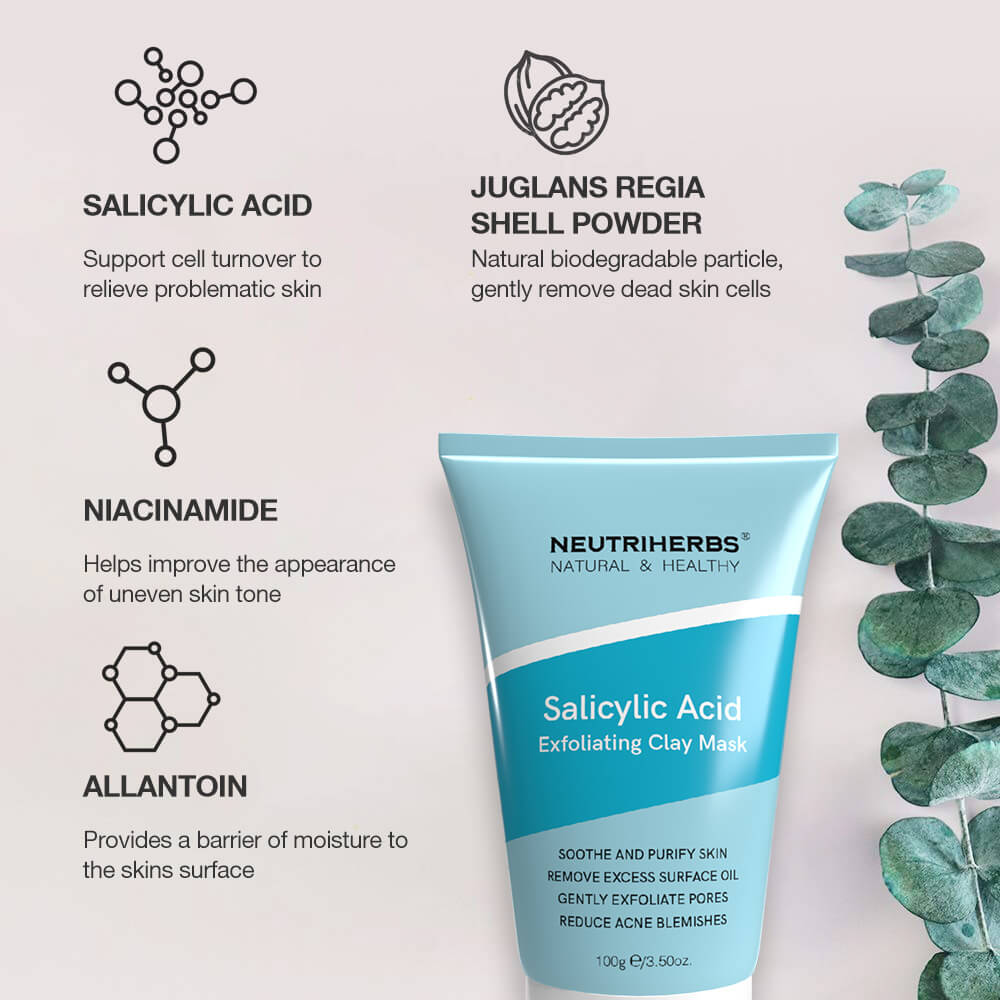 thekey ingredients of Salicylic Acid Clay Mask