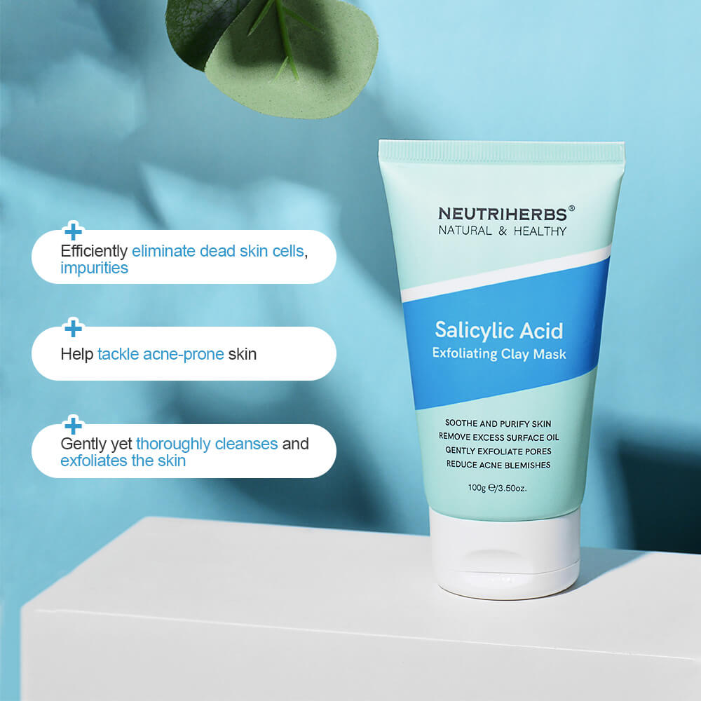 Salicylic Acid Clay Mask help tackle acne-prone skin